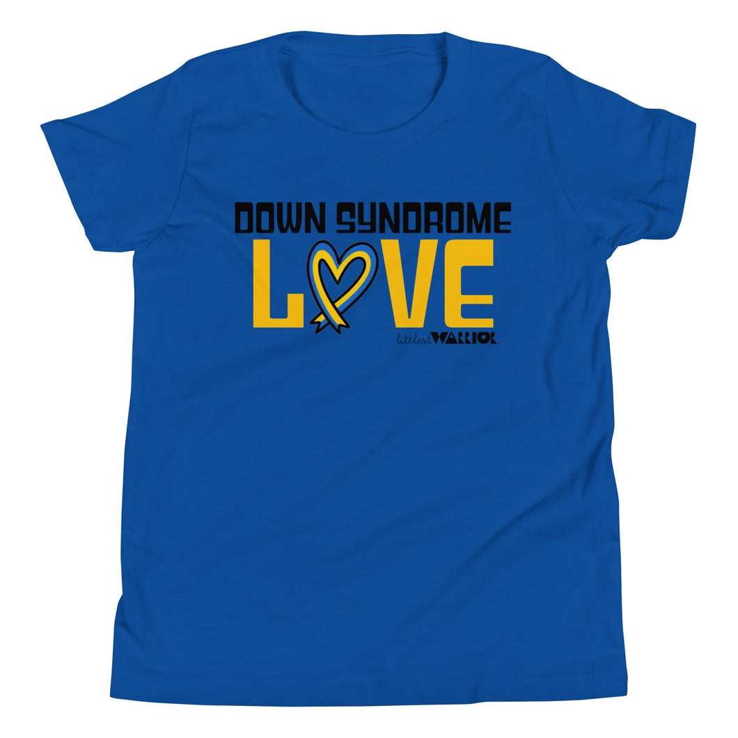 Down syndrome Love Youth Short Sleeve Tee