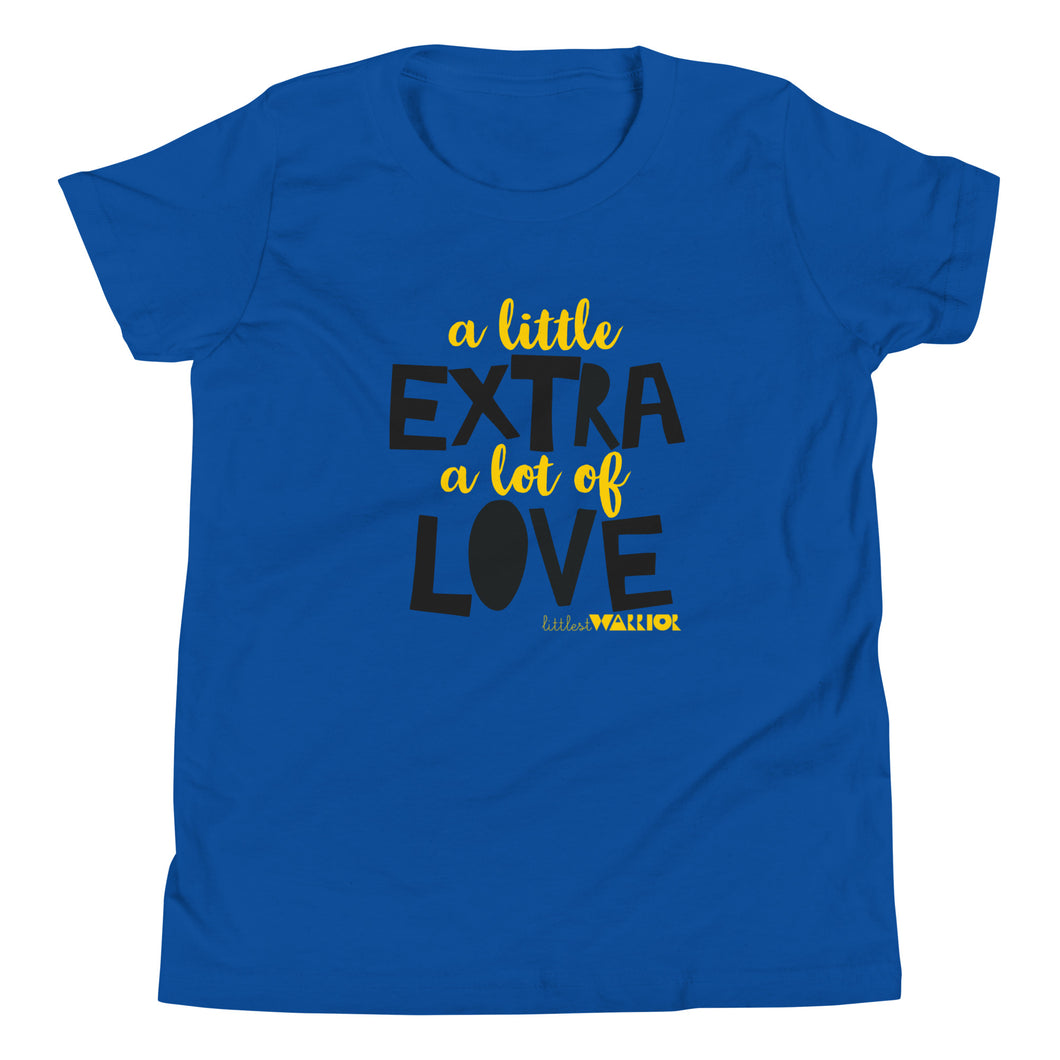 A little Extra A lot of Love Youth Short Sleeve Tee