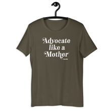 Advocate Like a Mother (White Ink) Adult Unisex Tee