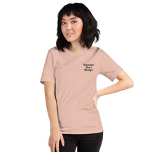 Advocate Like a Mother Embroidered (Pocket Black Thread) Adult Unisex Tee