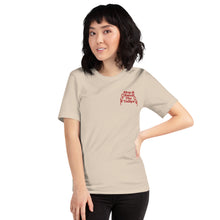 Stop and Smell the Tulips Embroidered Pocket Adult Unisex Tee