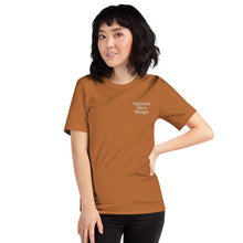 Advocate Like a Mother Embroidered (White) Adult Unisex Tee