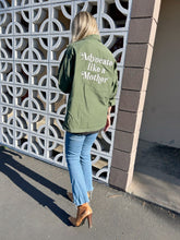 Vintage Army Jackets Embroidered with Advocate Like a Mother