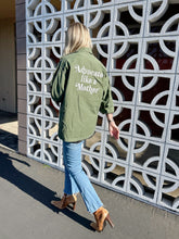 Vintage Army Jackets Embroidered with Advocate Like a Mother