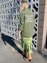 Vintage Army Jackets Embroidered with Advocate Like a Mother
