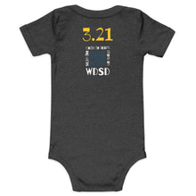 Happy World Down syndrome day Baby short sleeve onesie with QR CODE on back with explanation
