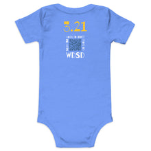 Happy World Down syndrome day Baby short sleeve onesie with QR CODE on back with explanation