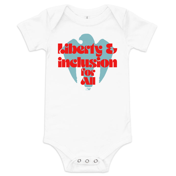 Liberty and Inclusion For All Babies Onesie