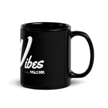 Dad Vibes Black Mug