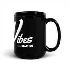 Dad Vibes Black Mug