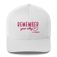 Remember Your Why Trucker hat - Hot Pink