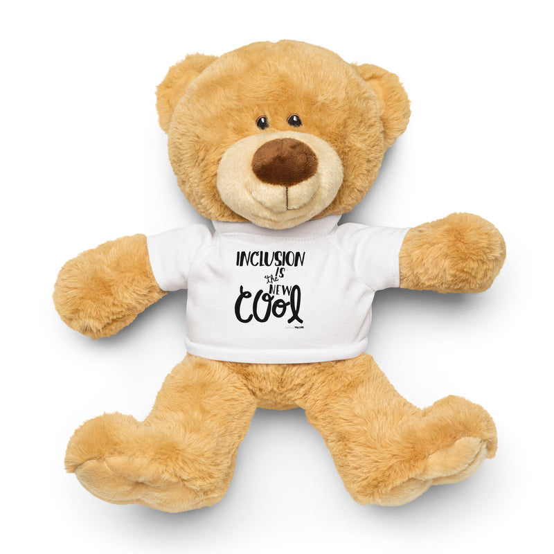 Inclusion is the New Cool Teddy bear with a t-shirt – Littlest Warrior
