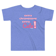 Extra chromosome in pink Toddler Short Sleeve Tee