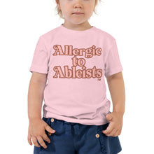 Allergic to Ableists (Pink Ink) Kids Tee