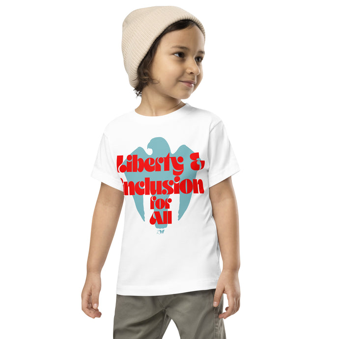 Liberty and Inclusion For All Kids Tee
