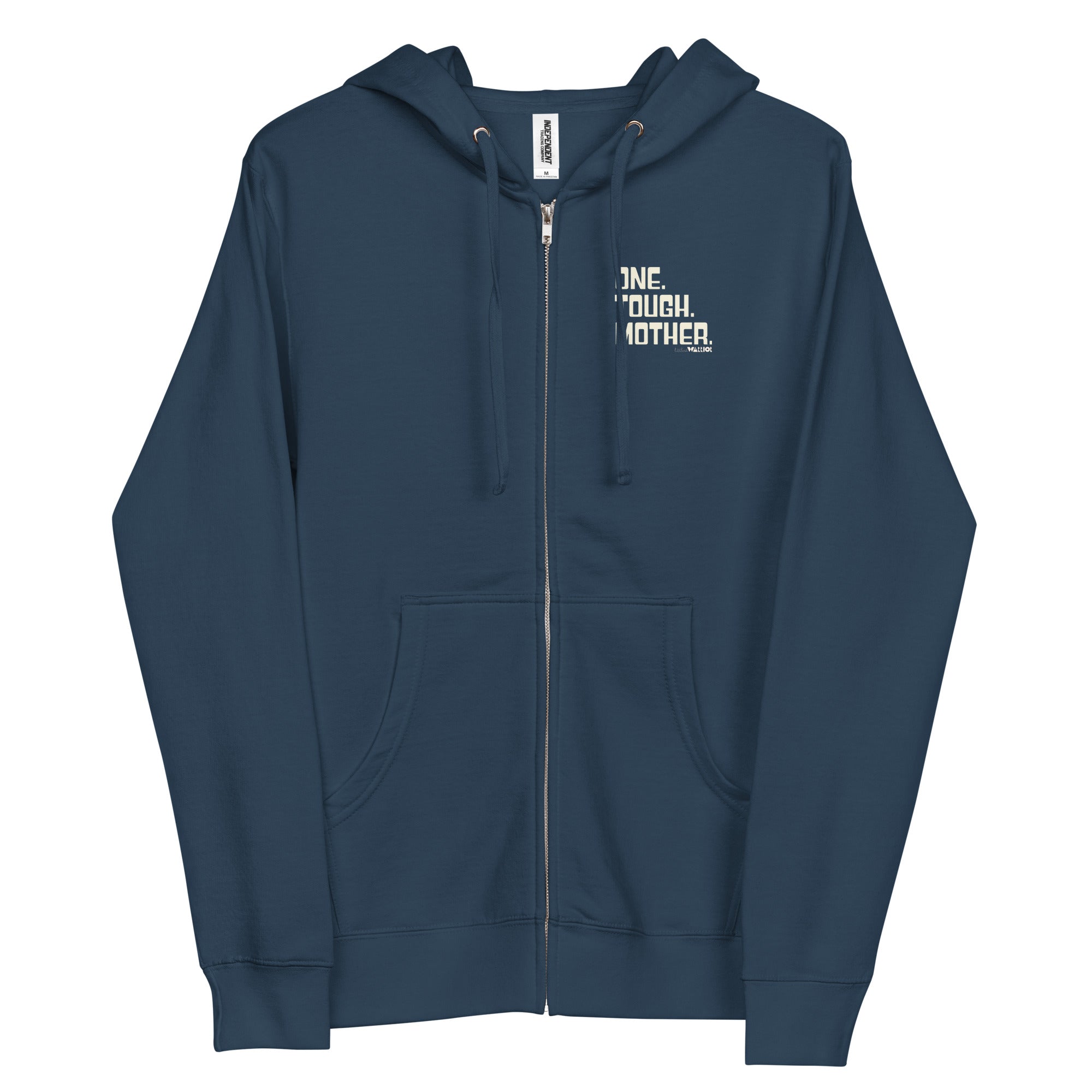 One. Tough. Mother. Unisex fleece zip up hoodie – Littlest