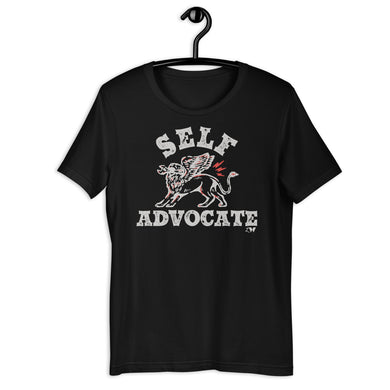 Self Advocate (Light Grey Ink) Adult Unisex Tee