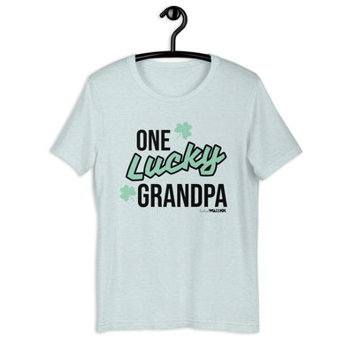One Lucky Grandpa Adult Unisex tee