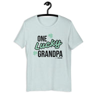 One Lucky Grandpa Adult Unisex tee