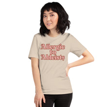 Allergic to Ableists (Pink Ink) Adult Unisex Tee