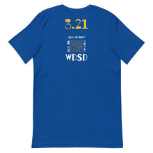 Happy World Down syndrome Day Unisex Adult tee with QR CODE and explanation!