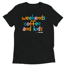 Weekends, Coffee & kids Short sleeve tee