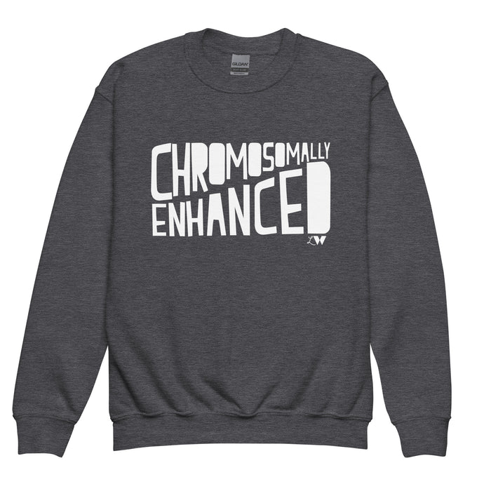 Chromosomally Enhanced Youth crewneck sweatshirt