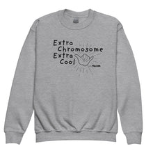 Extra Chromosome Extra Cool Youth crewneck sweatshirt