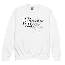 Extra Chromosome Extra Cool Youth crewneck sweatshirt
