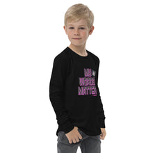 My AAC Words Matter Youth long sleeve tee