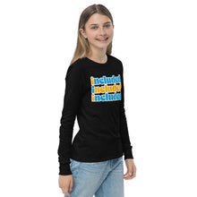 Included Blue & Yellow Youth long sleeve tee