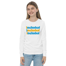 Included Blue & Yellow Youth long sleeve tee