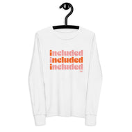 Included Pink Youth long sleeve tee