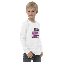 My AAC Words Matter Youth long sleeve tee