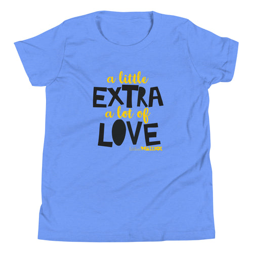 A little Extra A lot of Love Youth Short Sleeve Tee