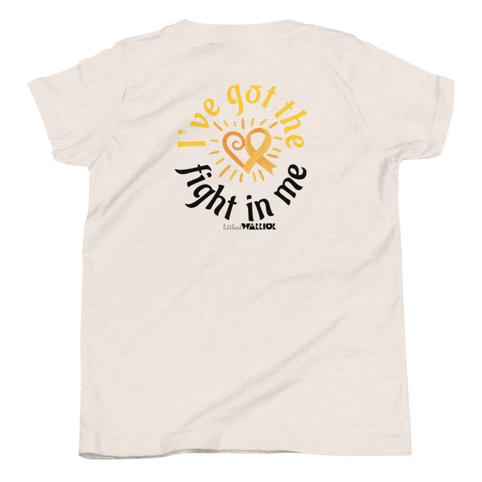 Youth Short Sleeve Childhood Cancer tee