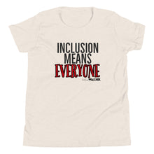 Inclusion means Everyone Youth Short Sleeve Tee