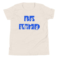 Be Kind - blue Youth Short Sleeve Tee