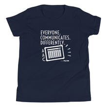 Everyone. Communicates. Differently. Youth Short Sleeve Tee