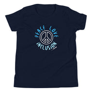 Peace Love Inclusion Youth Short Sleeve Tee