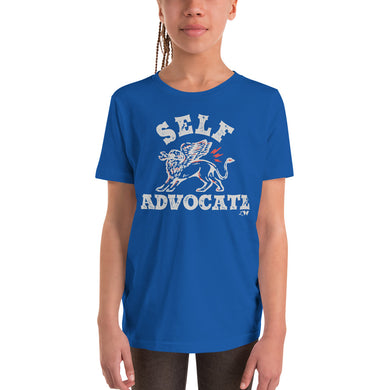 Self Advocate (Light Grey Ink) Youth Tee