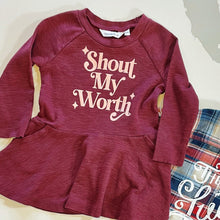 Limited Edition Boutique Kids Shout My Worth Dresses