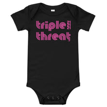 Triple Threat (Pink Ink) Babies Onesie