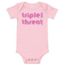 Triple Threat (Pink Ink) Babies Onesie