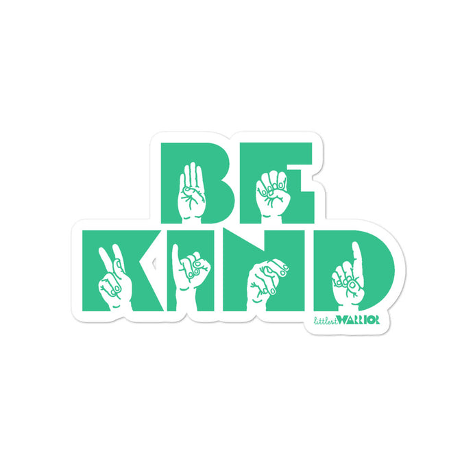 ASL Be Kind Sticker