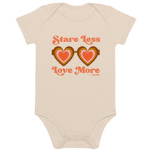 Stare Less Love More (Heart Design) Babies Onesie