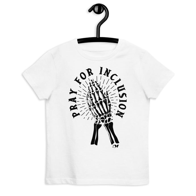 Pray For Inclusion (Black Ink) Kids Tee