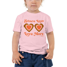 Stare Less Love More (Heart Design) Kids Tee