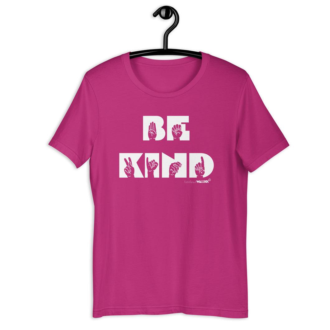 ASL Be Kind Pink Shirt Day Adult Unisex Tee