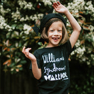 Williams Syndrome Warrior (White Ink) Youth Tee